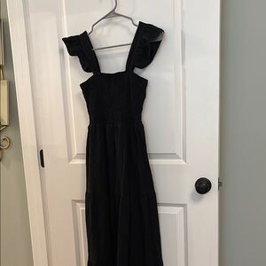 SHEIN Black Sleeveless Maxi Sundress